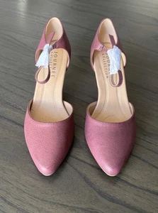 Journee Collection Women’s Bettie Pump- Wine- Size 10WD - Picture 1 of 6