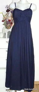 CCDK Copenhagen Long Kleid dress 40 L Marine Blau blue kjole Maxi-Kleid dark - Picture 1 of 3