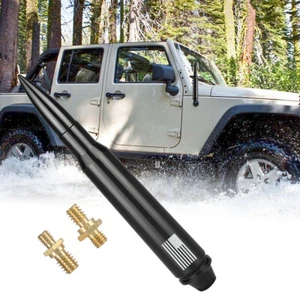 5.7 Inch Black Bullet Antenna 50 CAL Fit For Jeep TJ 97-06 Gladiator JT 20-24 - Picture 1 of 7