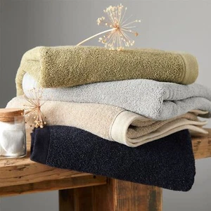 Bath and Hand Towels Cotton Rich Polycotton Abode Eco by Drift in Natural - Picture 1 of 5