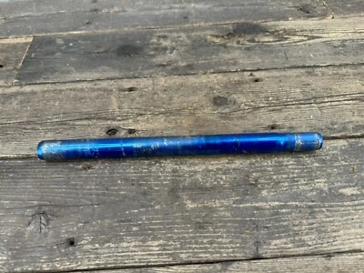 Tija de sillín BMX azul vintage de la vieja escuela  Foto 1 de 4