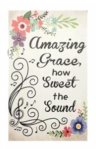 "Amazing Grace" - Holztafeln 6"" x 4"" - Kann hängen oder sitzen" - Bild 1 von 1