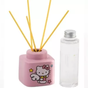 HELLO KITTY CERAMIC REED DIFFUSER LAVENDER SCENT PINK Brand New Sealed - Picture 1 of 5