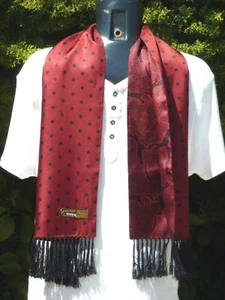 Vintage TOOTAL Scarf Cravat Grosvenor Polka dot Dapper Scooter Goodwood Ascot - Picture 1 of 12
