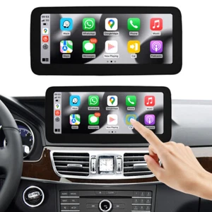 12.3' Wireless CarPlay Linux Screen For Benz E W212 NTG4.5/4.7 Radio Multimedia - Picture 1 of 16