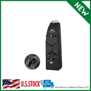 Golf Bag Travel Covers Hard Case Club Wheels Rolling Protector Waterproof Padded - Picture 1 of 8