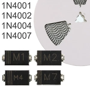 SMD Diodes 1N4001, 1N4002, 1N4004, 1N4007 - DO-214 1A Rectifier Diodes - Picture 1 of 1
