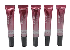 5 PACK Bath & Body Works Rose Balm All Purpose Balm Lip Gloss Sealed - Picture 1 of 4