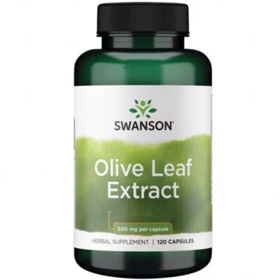 Swanson, Olive Leaf Extract, 500mg, 120 Kapseln - Blitzversand - Bild 1 von 2