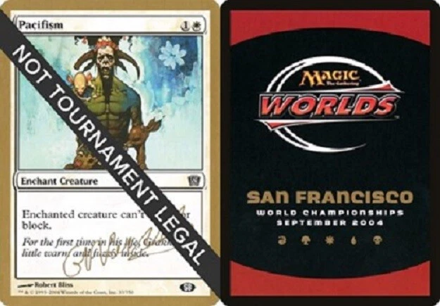 4x Pacifism - Sideboard - Gabriel Nassif - 2004 ~ Near Mint World Championship Z - Image 1 of 1
