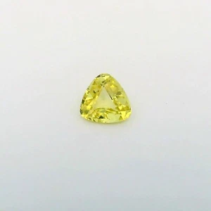 0.99 CARAT Natural CHRYSOBERYL 6X6MM Yellow Green TRILLION CUT Loose GemstoneS - Picture 1 of 4