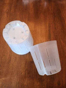 5" Slotted Clear Orchid Pots (5 Pots) - Picture 1 of 4