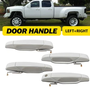 Door Handle Front Rear 4PCS For Chevy Silverado Tahoe GMC Sierra Denali 2007-14 - Imagen 1 de 12