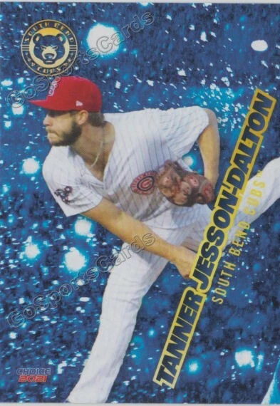 2021 South Bend Cubs Tanner Jesson Dalton RC Rookie Chicago CANADA - Image 1 of 1