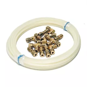 25FT. Nylon Brake Line Kit Lightweight 1/8" NPT 1900 PSI IMCA Circle Track - Foto 1 di 1