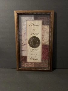 Home is Where Your Story Begins 15.5” X9.5” Wall Art - Picture 1 of 1