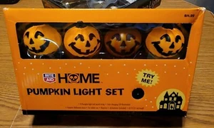 * Light Up Musical LED 8 Pumpkin Light Set ** Halloween Decor NEW!! - Picture 1 of 1