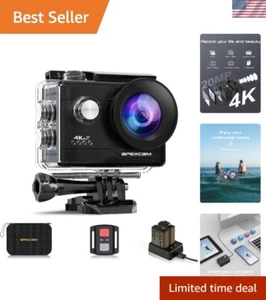 Ultimate Outdoor Companion: 4K 20MP WiFi Action Camera with Waterproof Housing - Picture 1 of 13