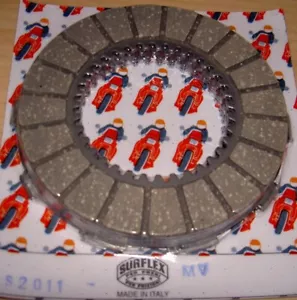 MV Agusta 175 CST 1953-1959 nuevo embrague Surflex 4 placas forradas SOLO S2011/B - Imagen 1 de 1