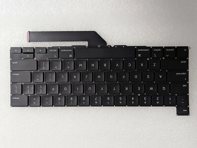 For MacBook Pro 16" A2141 2019 US Layout Keyboard Replacement EMC 3347 MVVM2LL/A - Image 1 of 2