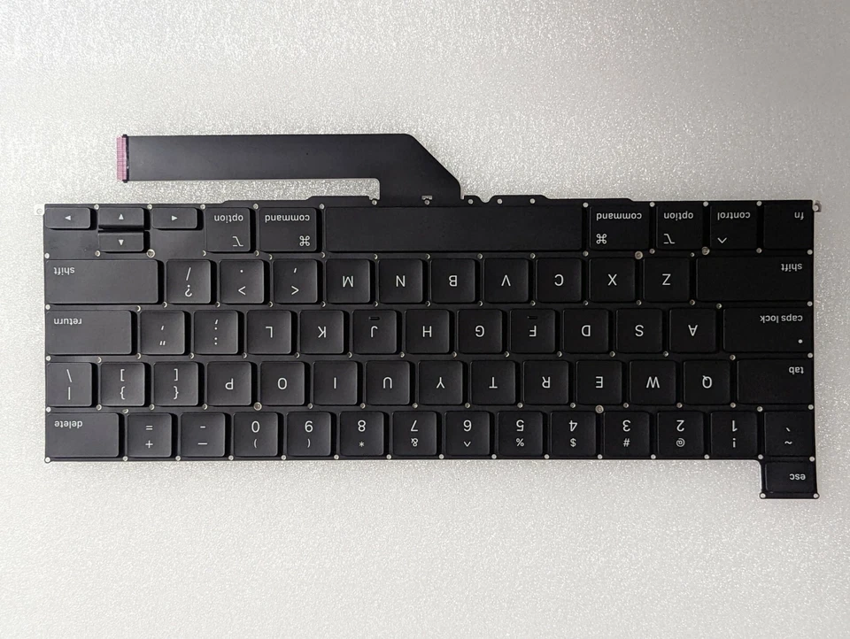 For MacBook Pro 16" A2141 2019 US Layout Keyboard Replacement EMC 3347 MVVM2LL/A - Image 1 of 2