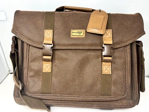 Vintage Store Promo Computer City Laptop Large Bag Messenger Bag Brown - Bild 1 von 9