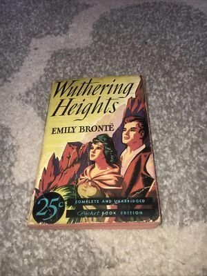 Vintage 1940 Pocket Book Paperback Novel Wuthering Heights Emily Bronte - Image 1 of 4
