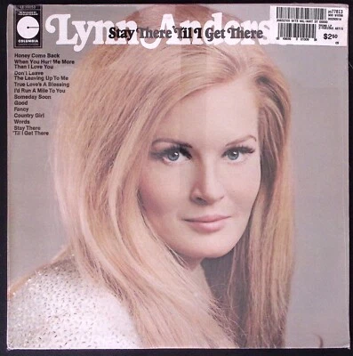 LYNN ANDERSON STAY THERE 'TILL I GET THERE SEALED!   COLUMBIA VINYL LP 118-65W - Image 1 of 2