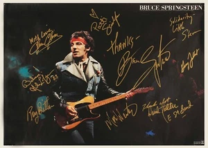 Bruce Springsteen E Street Band photo Reproduction signatures quality photo - Picture 1 of 3
