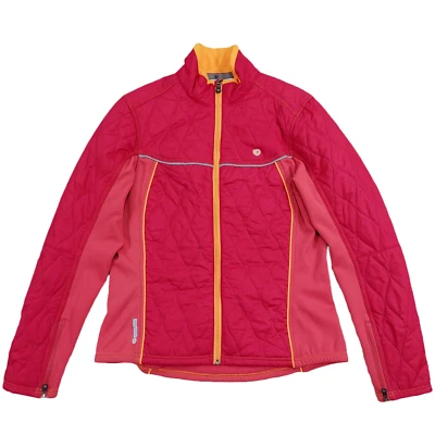 Pearl Izumi Women's Cycling Quilted Insulated Jacket, Fleece Lining Y2k. Sz L. - Image 1 of 4