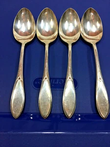 Vintage 4 Stk. Wm Rogers Mfg Silber Teller "Original Rogers" Löffel Ersatz - Bild 1 von 6
