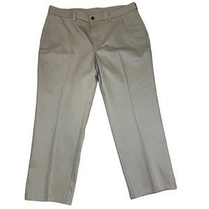 Haggar Herren Anzughose Khaki Klassische Passform Stretch H26 Premium Größe 42 X 30 - Bild 1 von 4