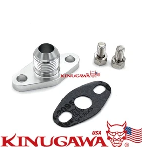 Kinugawa Oil Drain Flange for Toyota 3S-GTE 3SGTE Rev 3 10AN - Picture 1 of 2