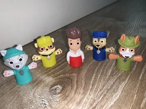 5 Nickelodeon paw patrol finger puppets educational bath tub pretend play toys - Picture 1 of 6