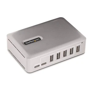 StarTech 10G5A2CS-USB-C-HUB 3Ft 7-Port USB-C Hub 65W PDelivery w Power Adapter - Picture 1 of 8
