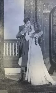 Revista vintage de 1899 ilustración actores William Faversham y Maude Adams - Imagen 1 de 2