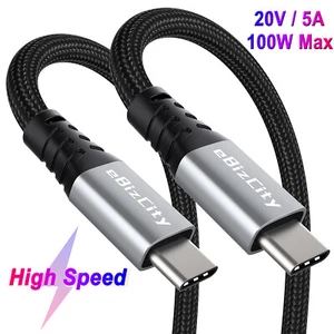 USB Type C Cable 5A Quick Charge Lead QC 3.1 Fast Charging Cable Data Cord 6.6ft - Picture 1 of 11