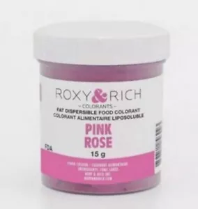 Roxy & Rich Rosa Fett Dispergierbare Lebensmittelfarbe 15g - Bild 1 von 1