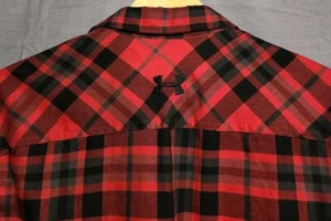 Camisa Under Armour Para Hombres M Tradesman 2.0 Ajustada Franela Cuadros Manga Larga - Imagen 1 de 5