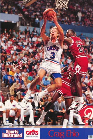 LOT OF 2 POSTERS: NBA BASKETBALL:CRAIG EHLO - CLEVELAND CAVS    #7426    RW3 E Cover
