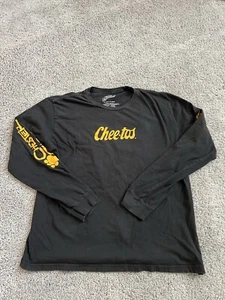 Cheetos Shirt Men’s Chester Cheetah Long Sleeve Crew Neck Graphic Size 2XL - Picture 1 of 8