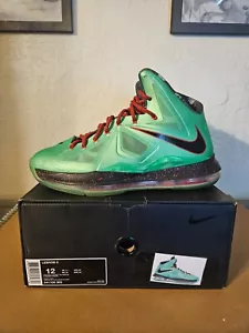 NIKE LEBRON X CUTTING JADE SIZE 12 WITH BOX - Picture 1 of 6