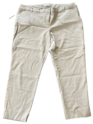 Van Heusen Stretch Extensible Dress Pants Women’s Size 18 Slim Fit Khaki Pants - Image 1 of 4