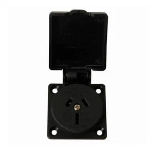 Mains Power Socket with Spring Loaded Cover 10A 250V Durable Versatile Quality - Picture 1 of 1
