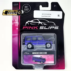 Jada Toys Pink Slips Mercedes Benz G 500 Purple Moving Parts Diecast 1:64 2023 - Picture 1 of 3