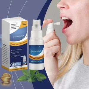 Anti Snoring Nasal Spray Stop Snore Throat Relief Sleeping Easier Better New - Picture 1 of 20