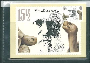 GB - TARJETAS PHQ - 1982 - CHARLES DARWIN - FRONTAL - FDI/SHS - COMP. JUEGO USADO - Imagen 1 de 1