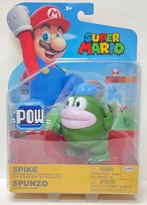 Figura de acción Jakks Pacific Super Mario Spike con bloque POW 4" | 2025 - Imagen 1 de 7