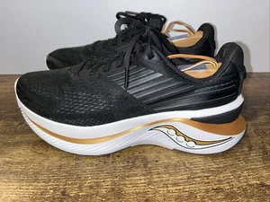 Saucony Endorphin Shift 3 Running Shoes Sneakers Women’s 9.5 Black White Gold - Picture 1 of 15