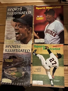 Vintage San Francisco Giants Sports Illustrated Lot Of 4 Mays Marichal - Picture 1 of 5